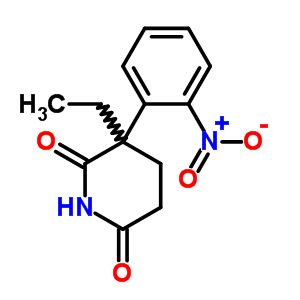 3-Ethyl-3-(2-nitrophenyl)piperidine-2,6-dione Structure,38527-74-1Structure