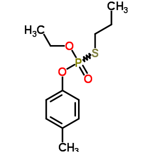 1-(Ethoxy-propylsulfanylphosphoryl)oxy-4-methylbenzene Structure,38527-96-7Structure