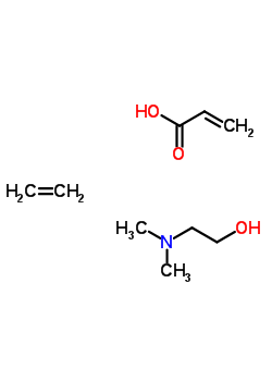 Acrylic acid, ethylene polymer, n,n-dimethylethanolamine salt Structure,38531-18-9Structure