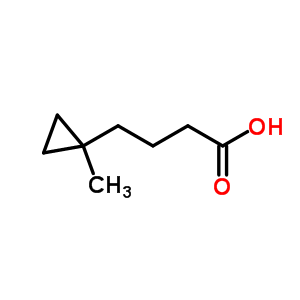 1-甲基环丙烷丁酸结构式_39223-32-0结构式