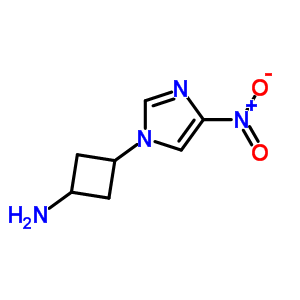 1-(3-(Cis)-aminocyclobutyl)-4-nitro-1h-imidazole Structure,395074-87-0Structure