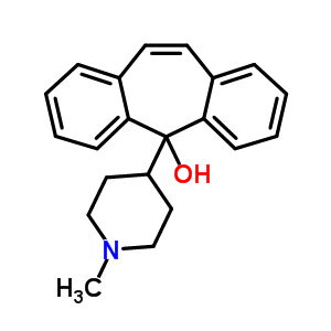 赛庚啶相关物质C结构式_3967-32-6结构式