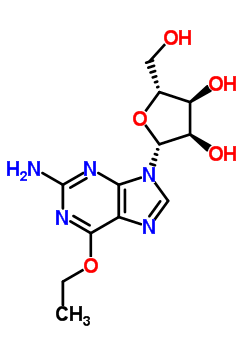6-O-乙基鸟苷结构式_39708-01-5结构式