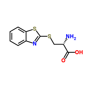 S-2-苯并噻唑-l-半胱氨酸结构式_399-82-6结构式