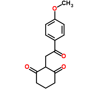 2-[2-(4-甲氧基苯基)-2-氧代乙基]-1,3-环己烷二酮结构式_39992-64-8结构式