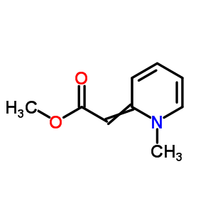 [1-Methylpyridin-2(1h)-ylidene]acetic acid methyl ester Structure,39998-21-5Structure