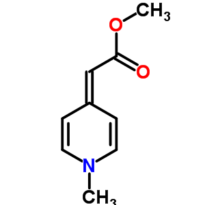(1,4-Dihydro-1-methylpyridin-4-ylidene)acetic acid methyl ester Structure,39998-22-6Structure