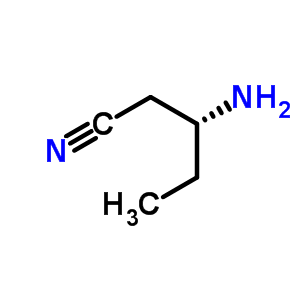 (R)-3-氨基戊腈结构式_400090-60-0结构式