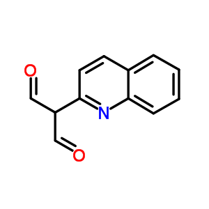 2-(2-喹啉)丙二醛结构式_40070-84-6结构式