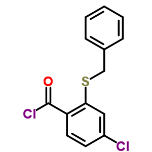 2-(Benzylthio)-4-chlorobenzoic acid chloride Structure,40183-55-9Structure