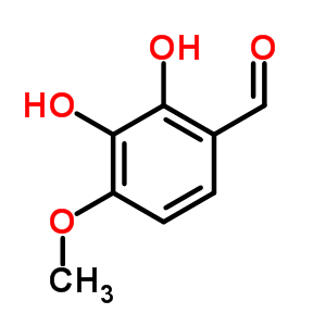 2,3-二羟基-4-甲氧基苯甲醛结构式_4055-69-0结构式