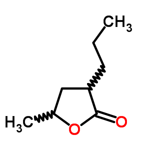 4-羟基-2-丙基戊酸内酯结构式_40923-58-8结构式