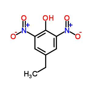 4-乙基-2,6-二硝基-苯酚结构式_4099-63-2结构式