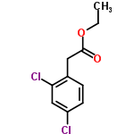 2,4-二氯苯乙酸乙酯结构式_41022-54-2结构式