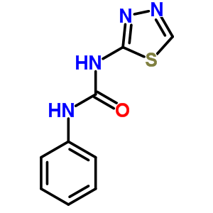 N-苯基-N-1,3,4-噻二唑-2-脲结构式_41118-83-6结构式