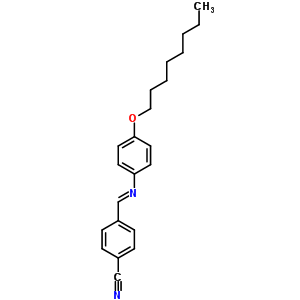 N-(对氰基亚苄基)-对辛氧基苯胺结构式_41335-35-7结构式