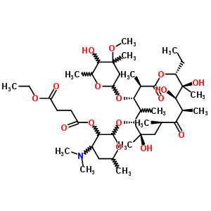琥乙红霉素结构式_41342-53-4结构式