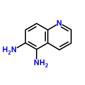 5,6-喹啉二胺盐酸盐结构式_41583-03-3结构式