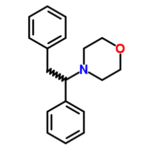 4-(1,2-Diphenylethyl)morpholine Structure,4176-74-3Structure