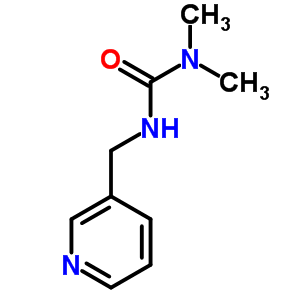 N,N-二甲基-N-(3-吡啶甲基)-脲结构式_41915-99-5结构式