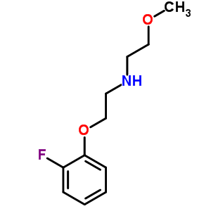 2-(2-氟苯氧基)-N-(2-甲氧基乙基)乙胺结构式_420102-44-9结构式
