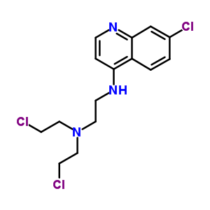 Quinoline, 4-[[2-[bis (2-chloroethyl)amino]ethyl]amino]-7-chloro-, dihydrochloride Structure,4213-43-8Structure