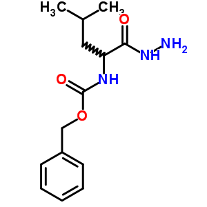 L-leucine,n-[(phenylmethoxy)carbonyl]-, hydrazide Structure,42384-22-5Structure
