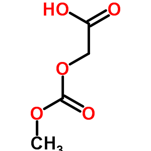 甲氧基羰基氧基乙酸结构式_42534-92-9结构式