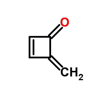 4-亚甲基-2-环丁烯-1-酮结构式_42827-31-6结构式