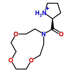 吡咯烷-2-基-(1,4,7-三噁-10-氮杂-10-环十二基)-甲酮结构式_436811-22-2结构式