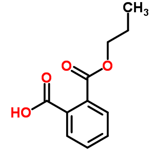 领苯二甲酸正丙酯结构式_4376-19-6结构式