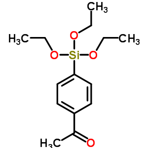 1-[4-(Triethoxysilyl)phenyl]ethanone Structure,438569-05-2Structure
