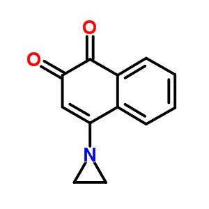 4-(1-Aziridinyl)-1,2-naphthalenedione Structure,439-55-4Structure