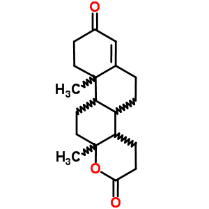 睾内酯结构式_4416-57-3结构式