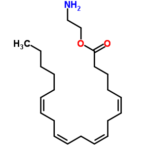 2-氨基乙基(5Z,8Z,11Z,14Z)-5,8,11,14-二十碳四烯酸酯结构式_443129-35-9结构式