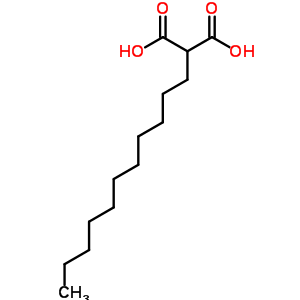 2-十一基丙二酸结构式_4475-27-8结构式
