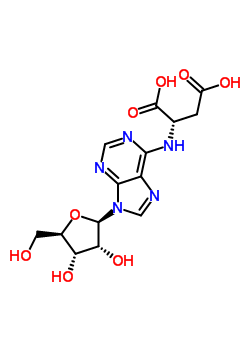 (2S)-2-[[9-[(2s,3r,4s,5r)-3,4-dihydroxy-5-(hydroxymethyl)oxolan-2-yl]purin-6-yl]amino]butanedioic acid Structure,4542-23-8Structure