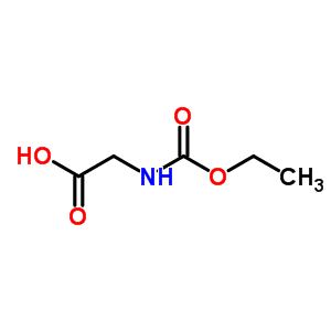 n-(乙氧基羰基)-甘氨酸结构式_4596-51-4结构式