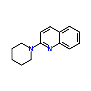 2-(1-哌啶基)-喹啉结构式_46708-03-6结构式