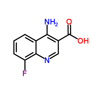 3-Quinolinecarboxylicacid,4-amino-8-fluoro-(9ci) Structure,476683-65-5Structure