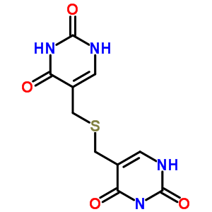 5-[(2,4-Dioxo-1h-pyrimidin-5-yl)methylsulfanylmethyl]-1h-pyrimidine-2,4-dione Structure,4874-03-7Structure