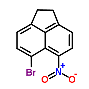 Acenaphthylene,5-bromo-1,2-dihydro-6-nitro- Structure,4889-63-8Structure