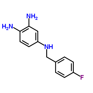 4-(4-Fluorobenzylamino)-1,2-phenylenediamine Structure,491871-67-1Structure