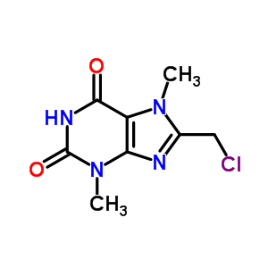 8-(Chloromethyl)-3,7-dimethyl-purine-2,6-dione Structure,4921-56-6Structure