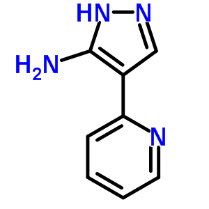 4-Pyridin-2-yl-2h-pyrazol-3-ylamine Structure,493038-87-2Structure