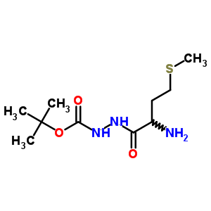 n-[(2-氨基-4-甲基磺酰基-丁酰基)氨基]氨基甲酸叔丁酯结构式_4976-76-5结构式