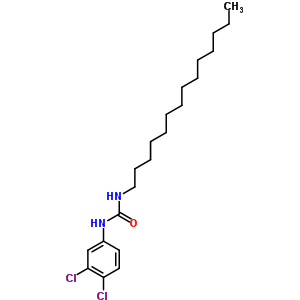 n-(3,4-二氯苯基)-n-十四基-脲结构式_5006-87-1结构式