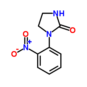 1-(2-Nitro-phenyl)-imidazolidin-2-one Structure,500890-58-4Structure