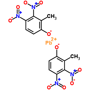 2-Methyldinitro-phenol lead salt Structure,50319-14-7Structure