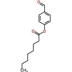 (4-Formylphenyl) octanoate Structure,50433-83-5Structure